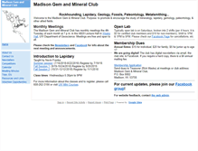 Tablet Screenshot of madisonrockclub.org